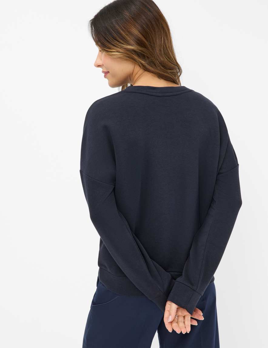Eurex By Brax Women's Fashion Sweat Style BO Dark Blue ➜ - Buy At Brax