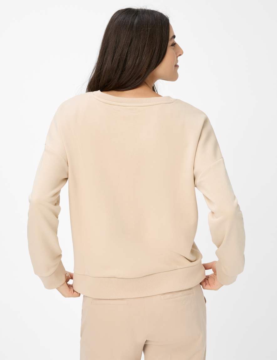 Eurex By Brax Women's Fashion Sweat Style BONA Beige ➜ - Buy Now At Brax