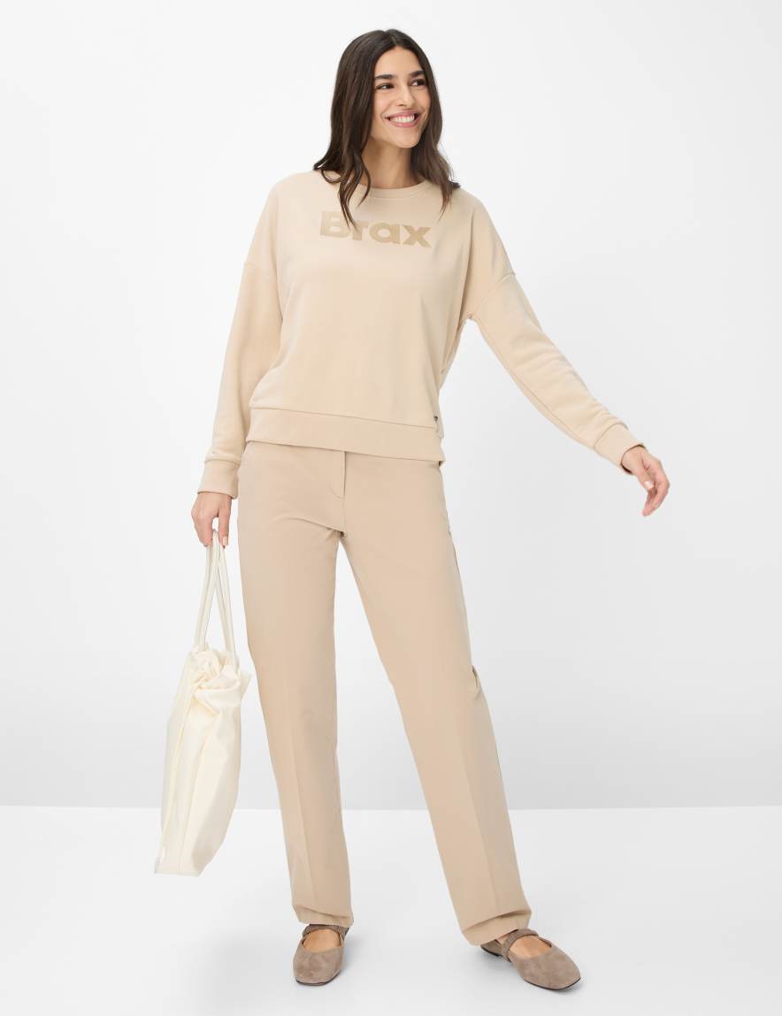 Eurex By Brax Women's Fashion Sweat Style BONA Beige ➜ - Buy Now At Brax