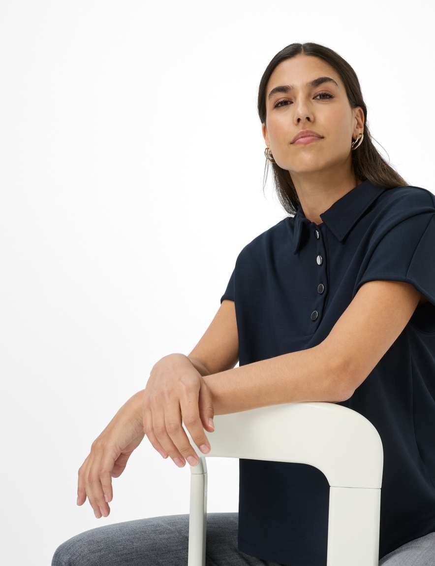 Eurex By Brax Women's Fashion Sweat Style BRAIDY S Dark Blue