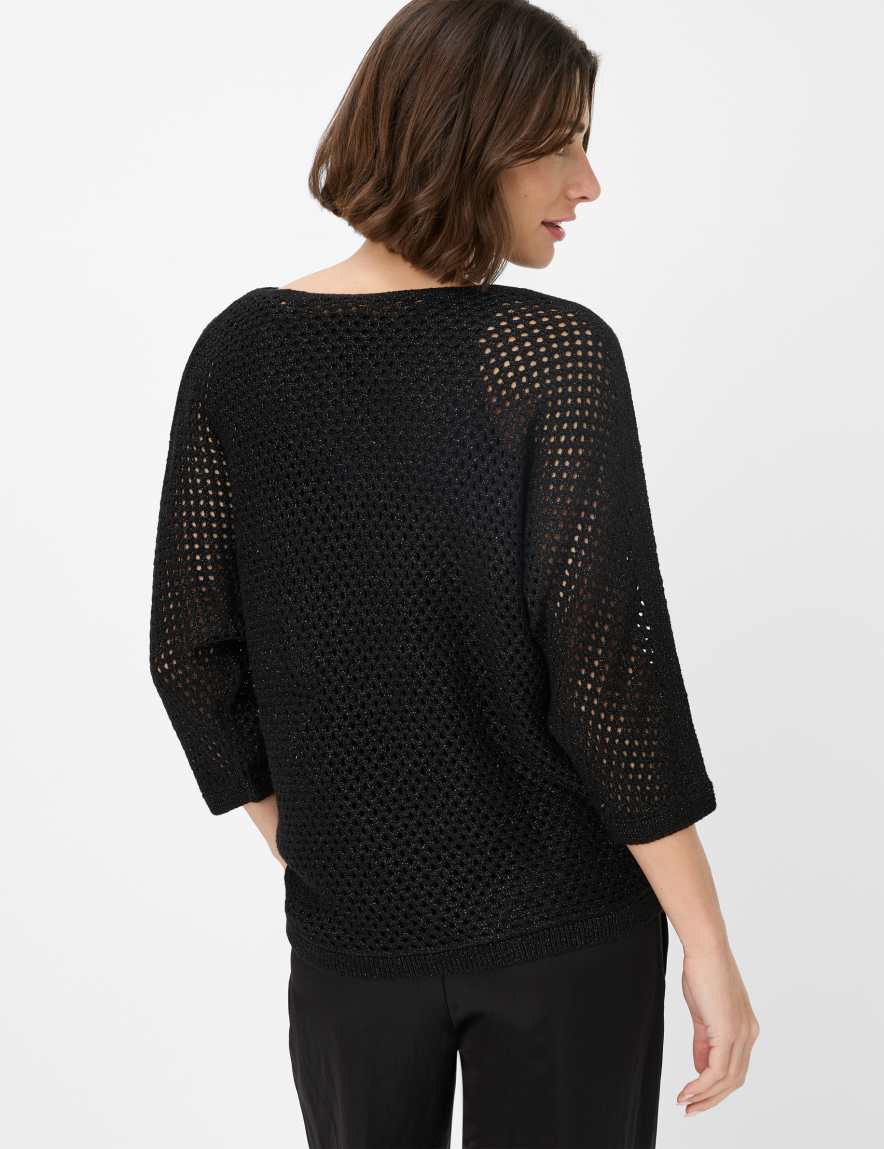 Eurex By Brax Women's Fashion Sweaters Style EMMA Black ➜ - Buy At Brax
