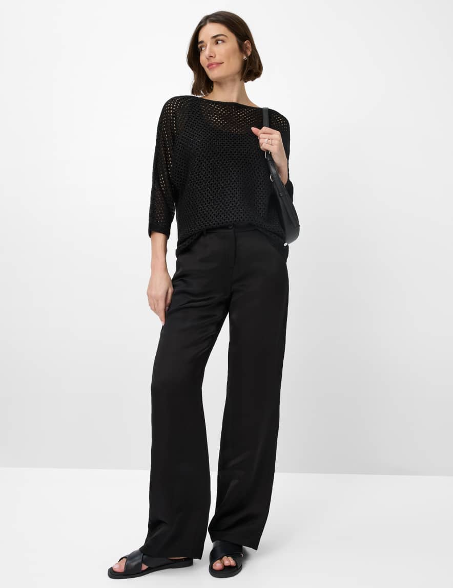 Eurex By Brax Women's Fashion Sweaters Style EMMA Black ➜ - Buy At Brax