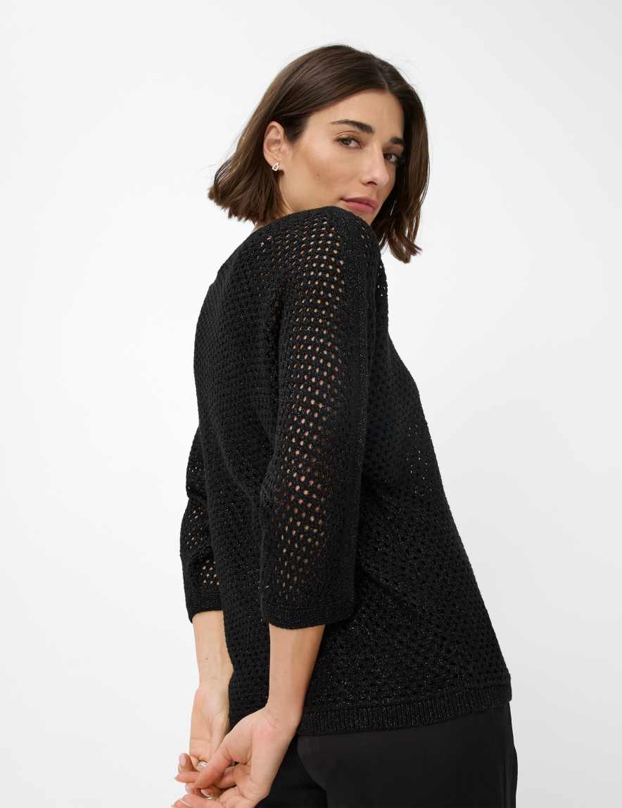 Eurex By Brax Women's Fashion Sweaters Style EMMA Black ➜ - Buy At Brax