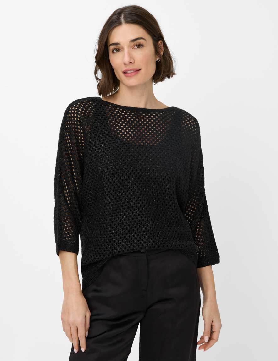 eurex by brax Women's fashion Sweaters Style EMMA Black ➜ - buy at Brax
