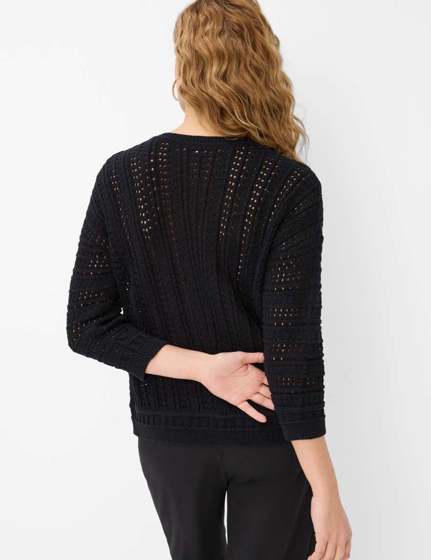 Eurex By Brax Women's Fashion Sweaters Style LESLEY Black ➜ - Buy At Brax