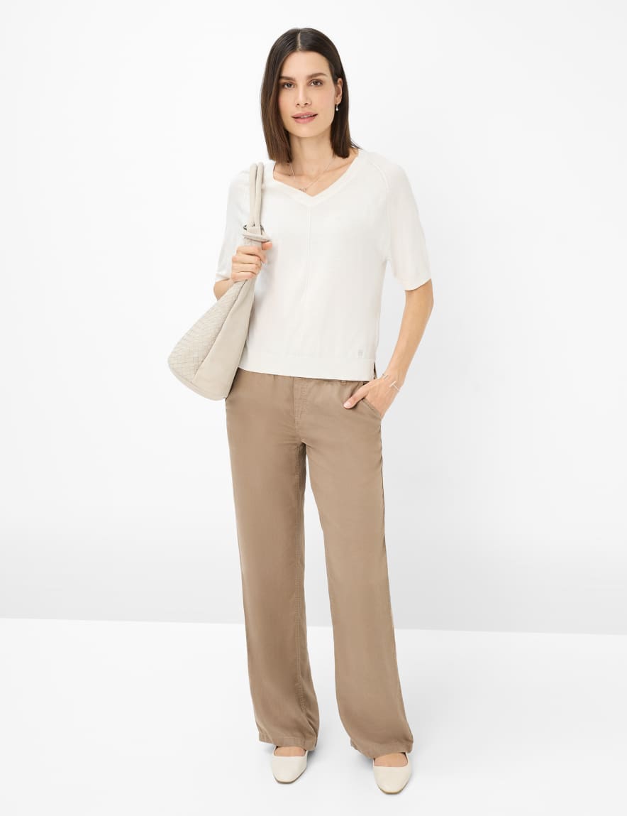 Eurex By Brax Women's Fashion Sweaters Style LESLEY Cream White