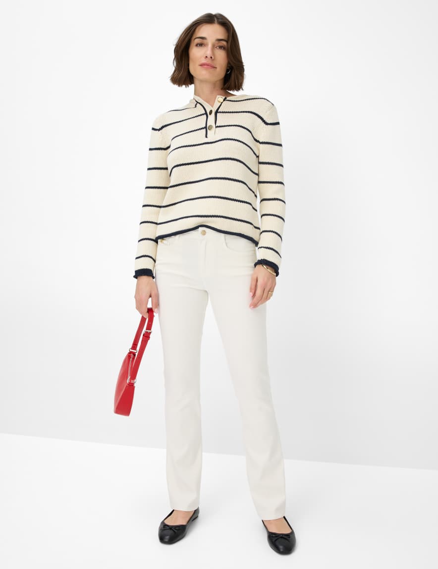 Eurex By Brax Women's Fashion Sweaters Style LESLEY Cream White