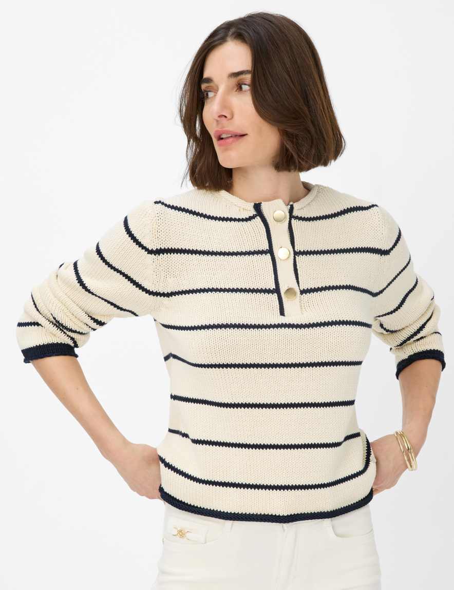 eurex by brax Women's fashion Sweaters Style LESLEY Cream White