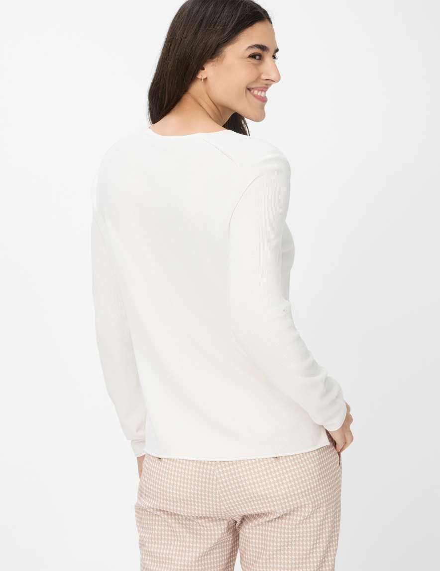 Eurex By Brax Women's Fashion Sweaters Style LESLEY Cream White