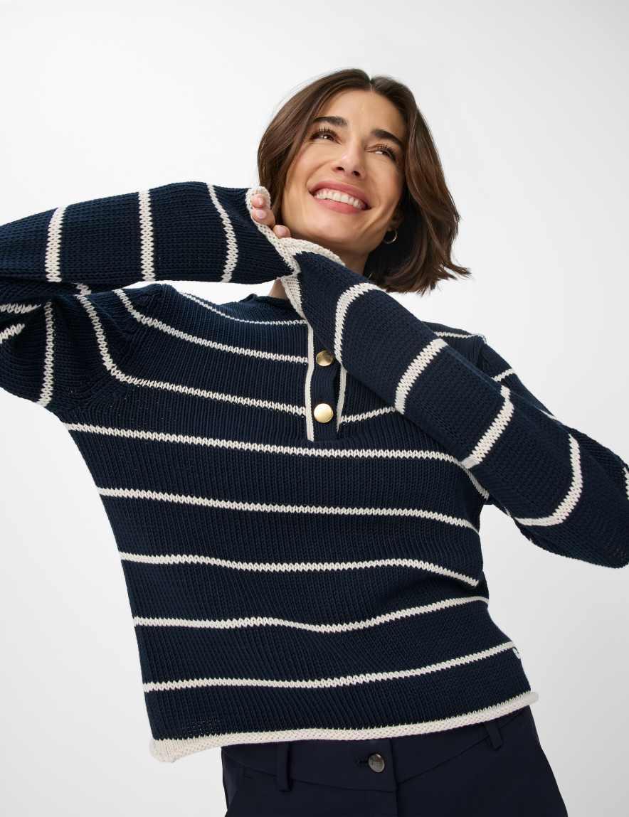 Eurex By Brax Women's Fashion Sweaters Style LESLEY Dark Blue