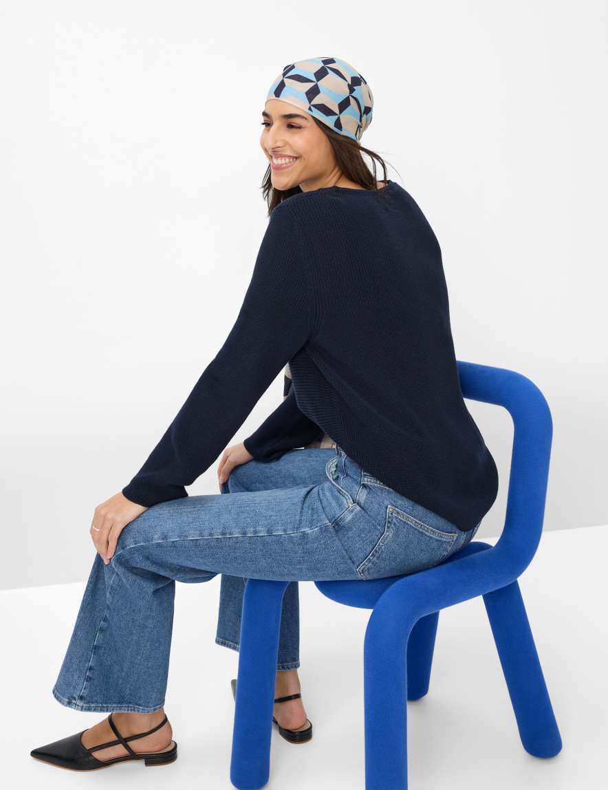 Eurex By Brax Women's Fashion Sweaters Style LESLEY Dark Blue