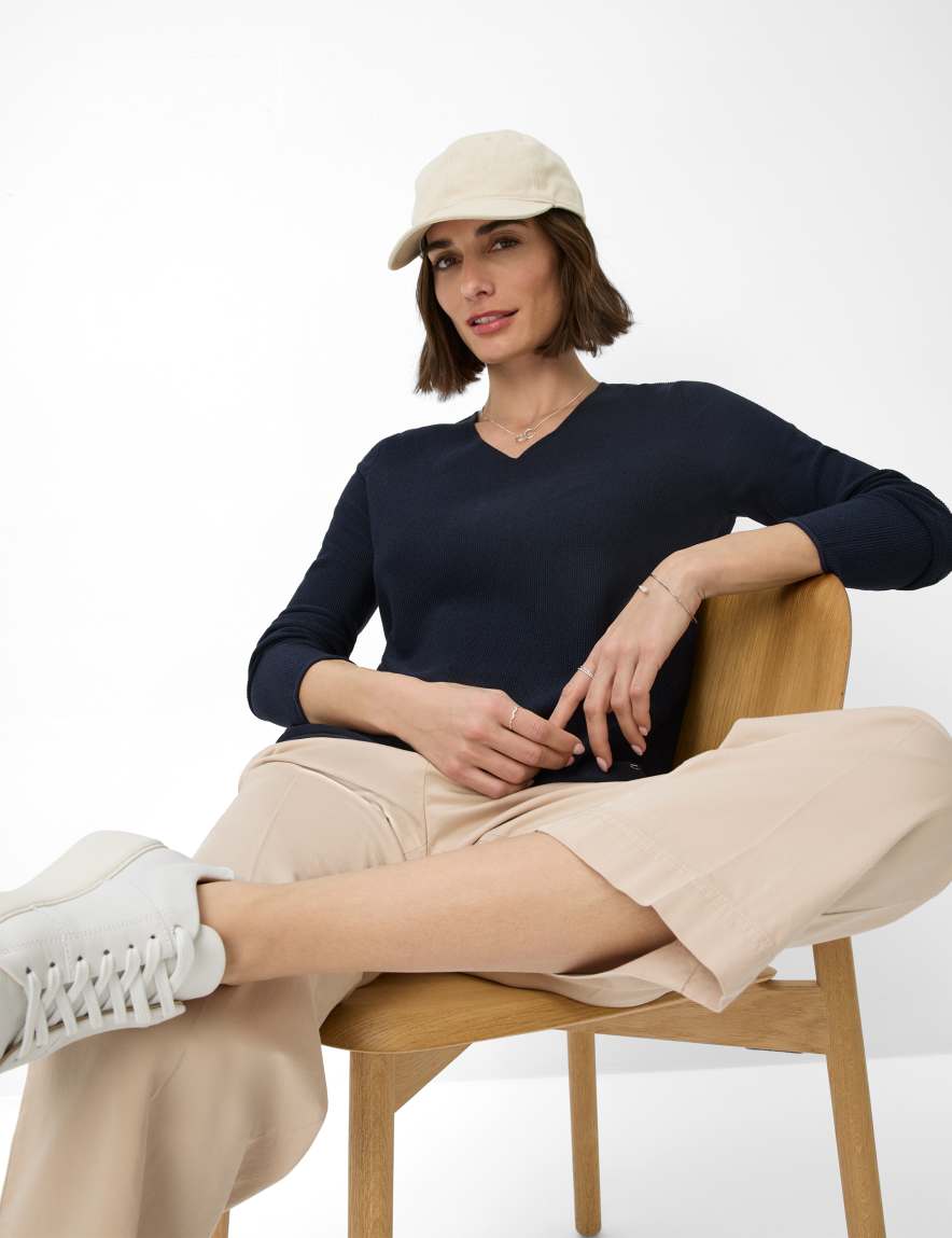 Eurex By Brax Women's Fashion Sweaters Style LESLEY Dark Blue