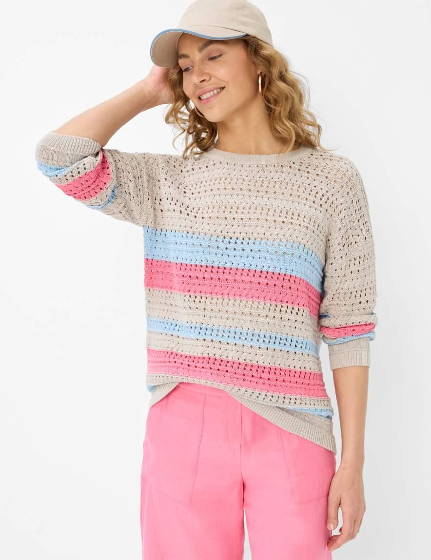 eurex by brax Women's fashion Sweaters Style LESLEY Light Beige