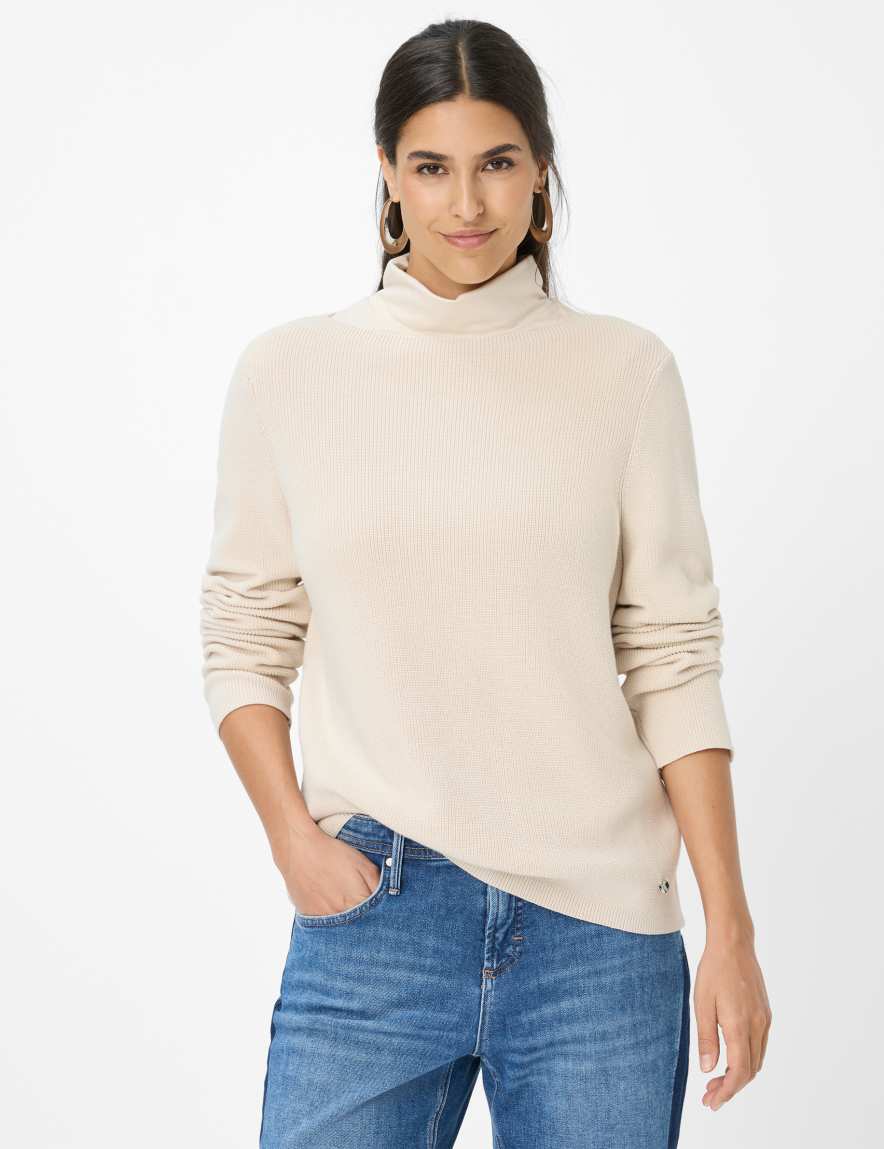 eurex by brax Women's fashion Sweaters Style LESLEY Light Beige