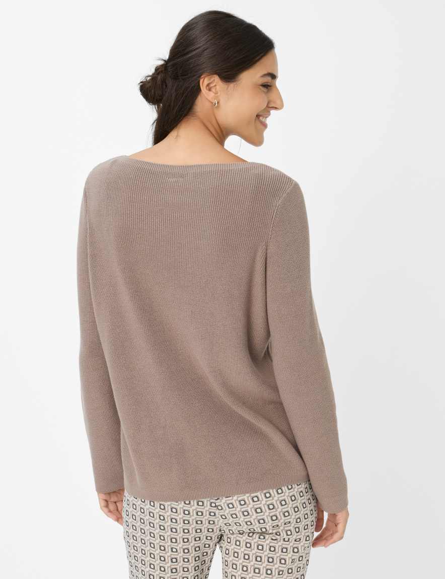 Eurex By Brax Women's Fashion Sweaters Style LESLEY Light Brown