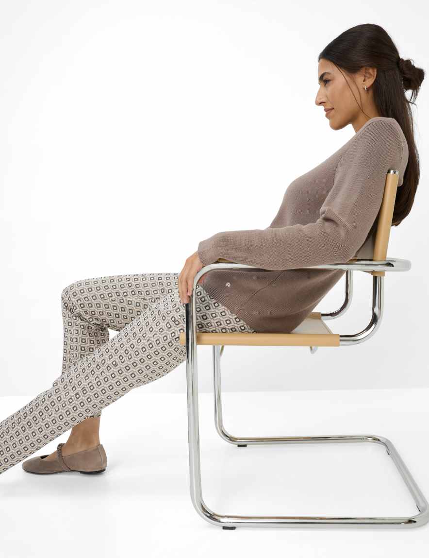Eurex By Brax Women's Fashion Sweaters Style LESLEY Light Brown