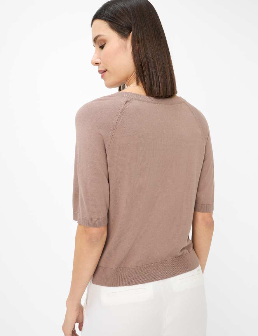 Eurex By Brax Women's Fashion Sweaters Style LESLEY Light Brown