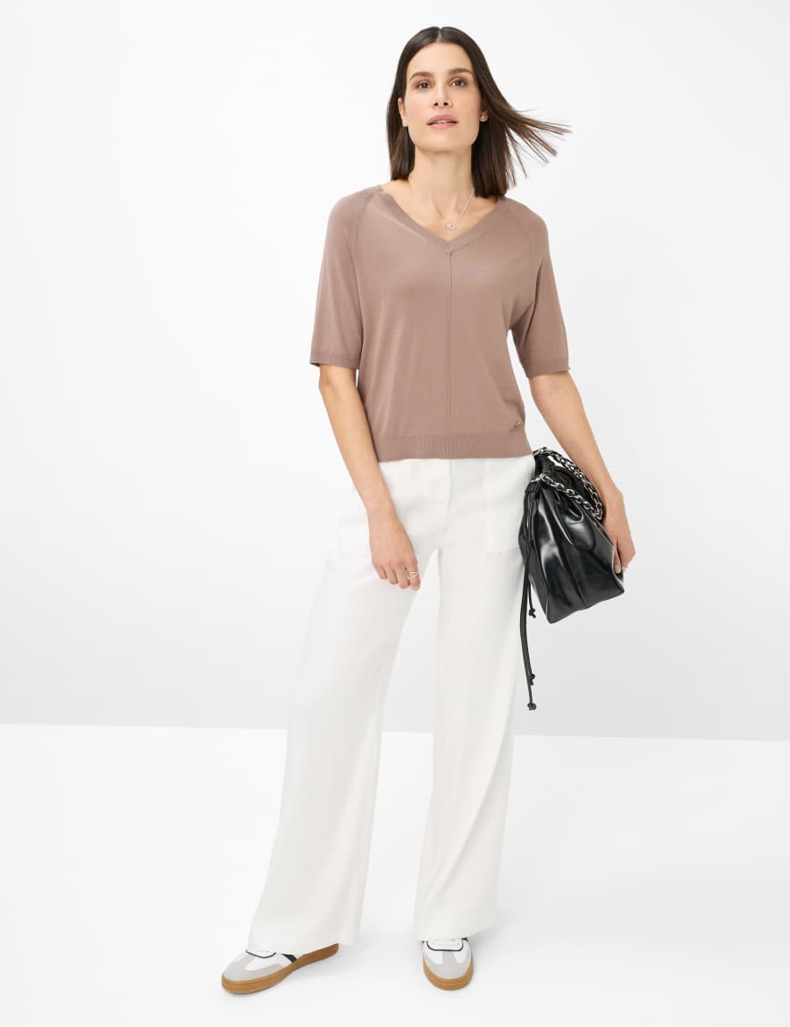 Eurex By Brax Women's Fashion Sweaters Style LESLEY Light Brown