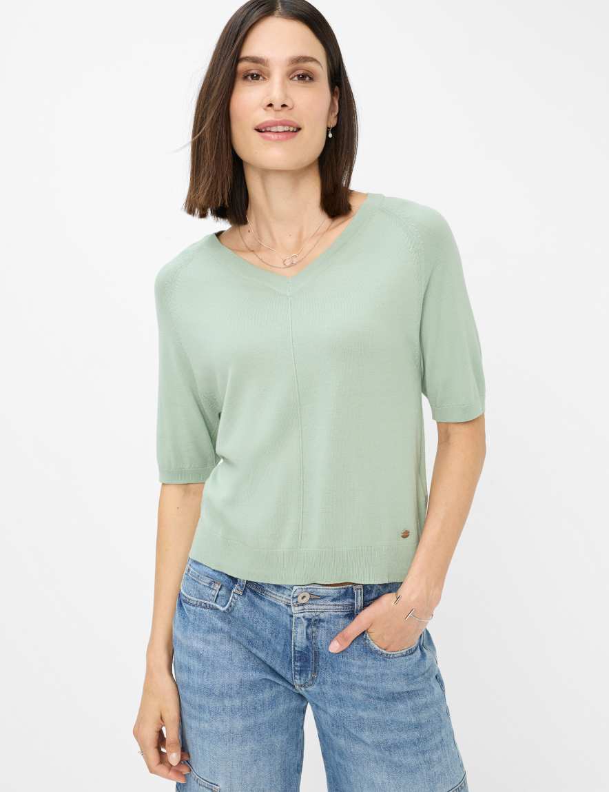 eurex by brax Women's fashion Sweaters Style LESLEY Light Green