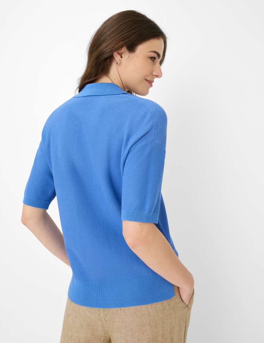 Eurex By Brax Women's Fashion Sweaters Style LILIAN Blue ➜ - Buy At Brax