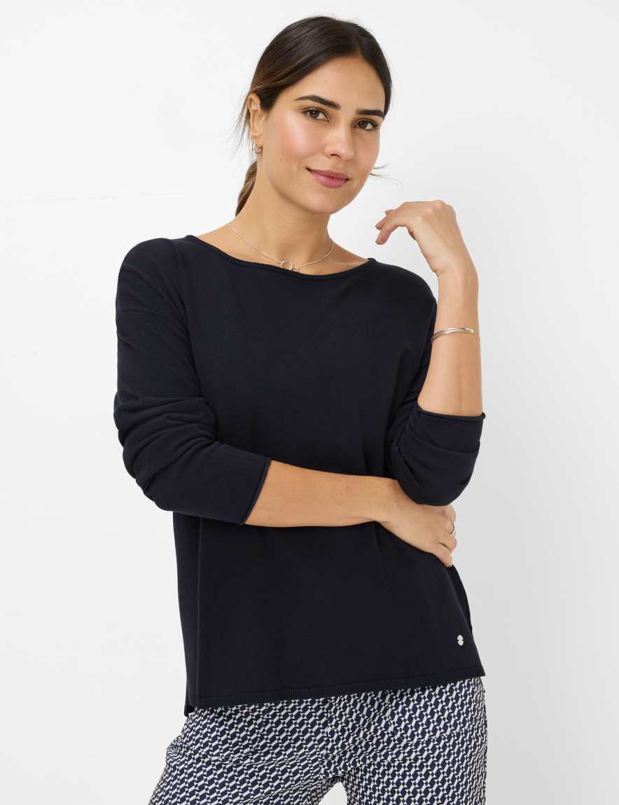 eurex by brax Women's fashion Sweaters Style LIZ Dark Blue