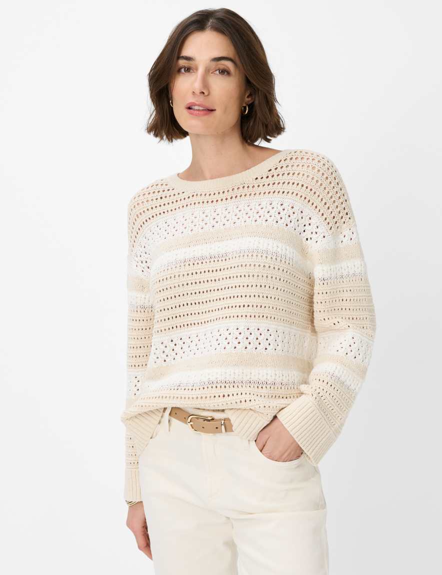 eurex by brax Women's fashion Sweaters Style LIZ Light Beige