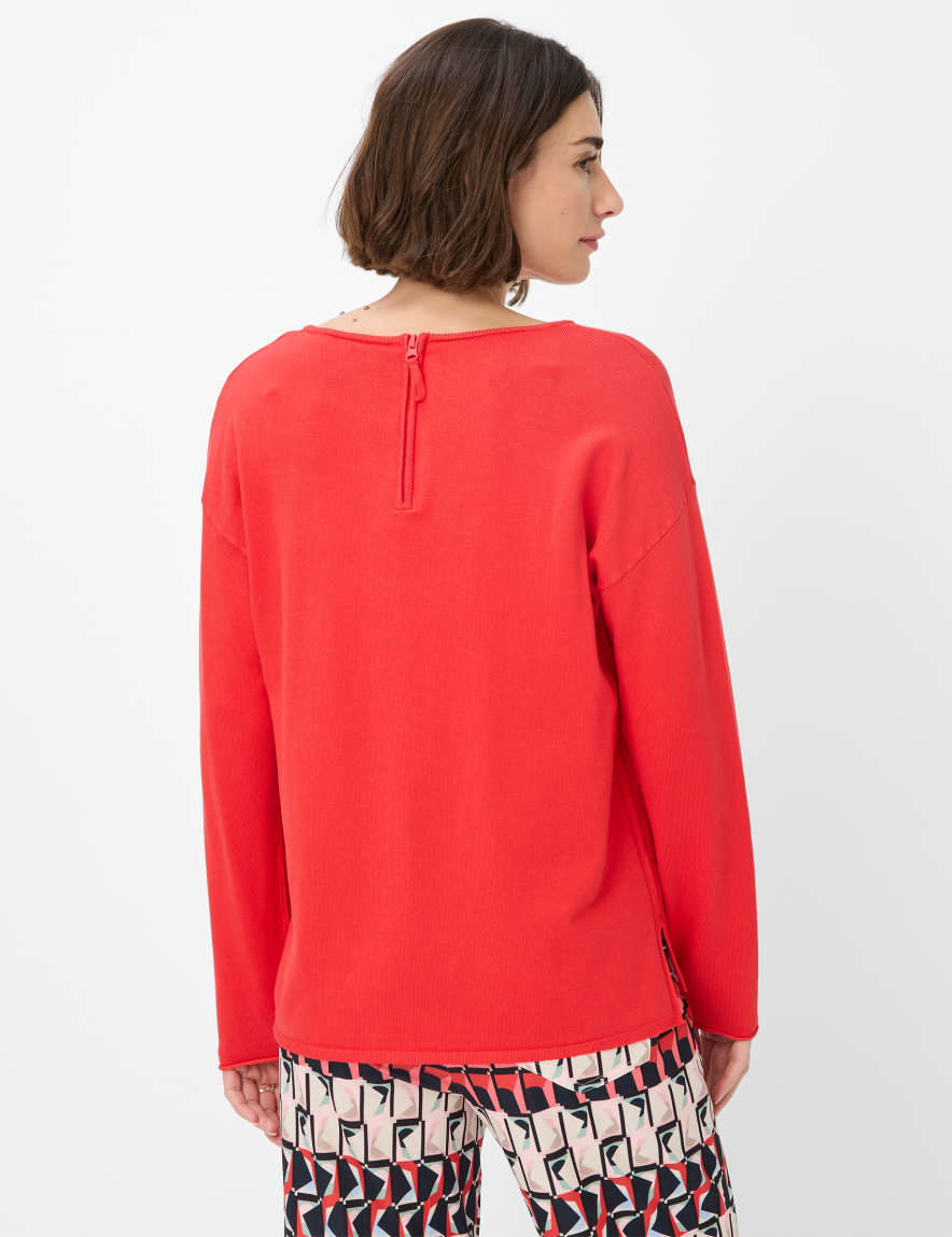 Eurex By Brax Women's Fashion Sweaters Style LIZ Red ➜ - Buy Now At Brax