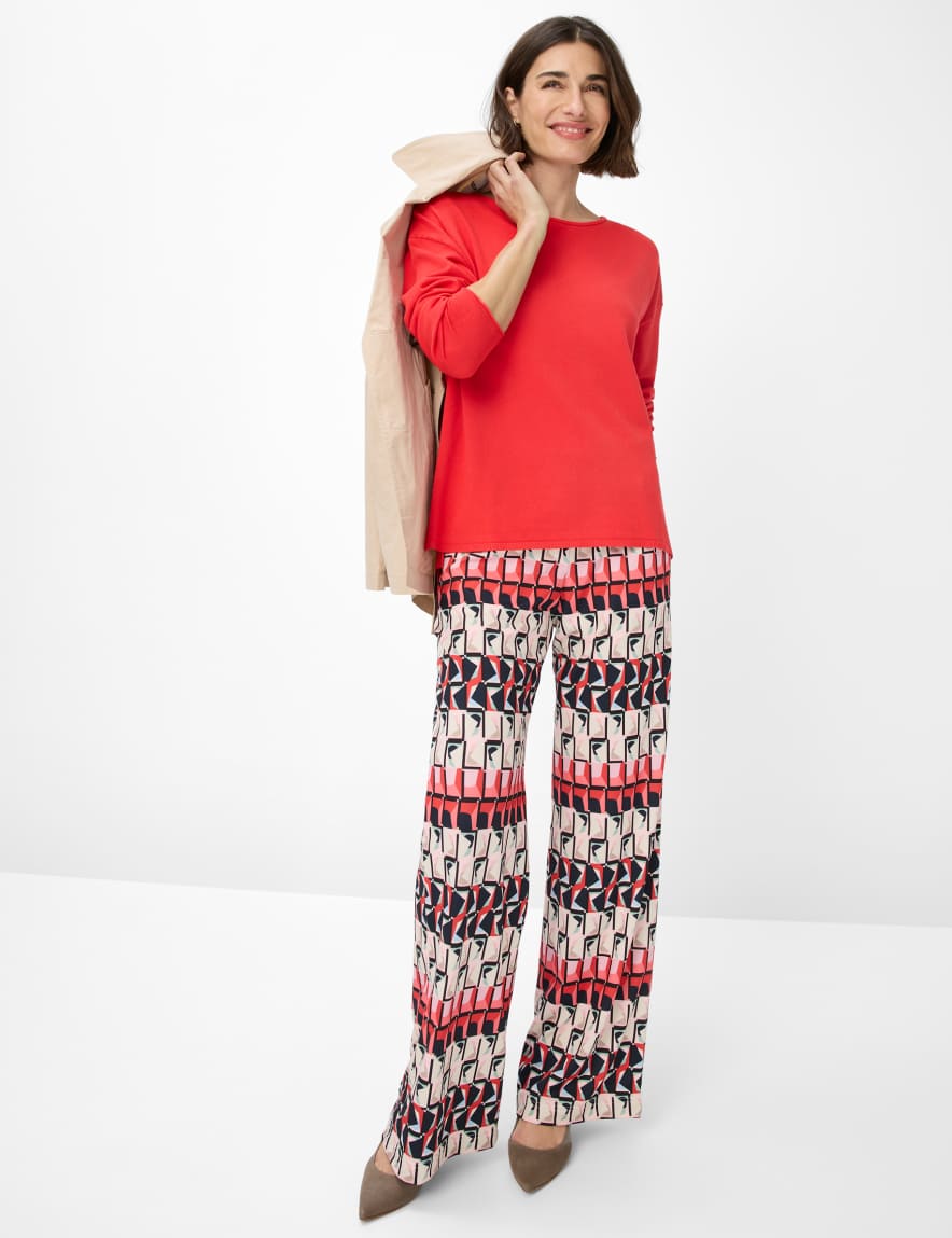 Eurex By Brax Women's Fashion Sweaters Style LIZ Red ➜ - Buy Now At Brax