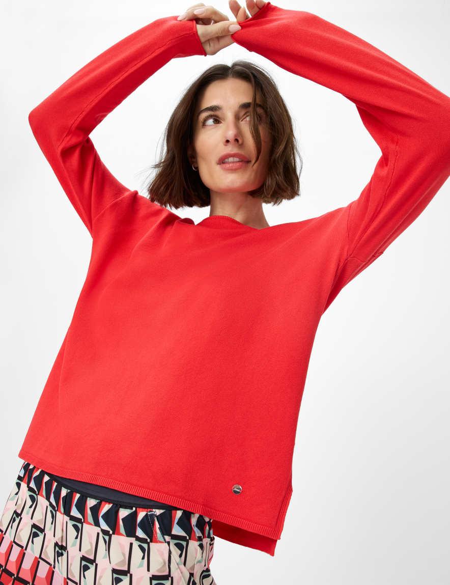Eurex By Brax Women's Fashion Sweaters Style LIZ Red ➜ - Buy Now At Brax