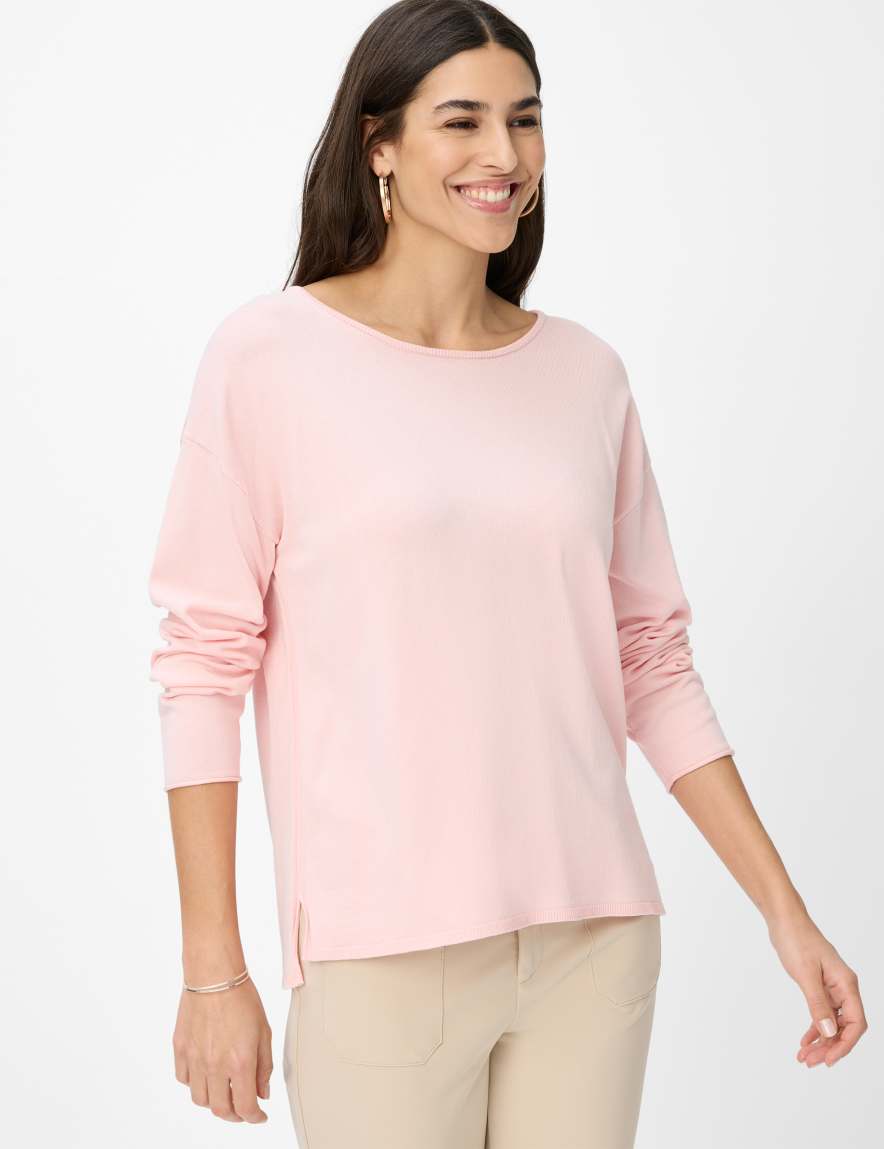 eurex by brax Women's fashion Sweaters Style LIZ Rose ➜ - buy now at Brax