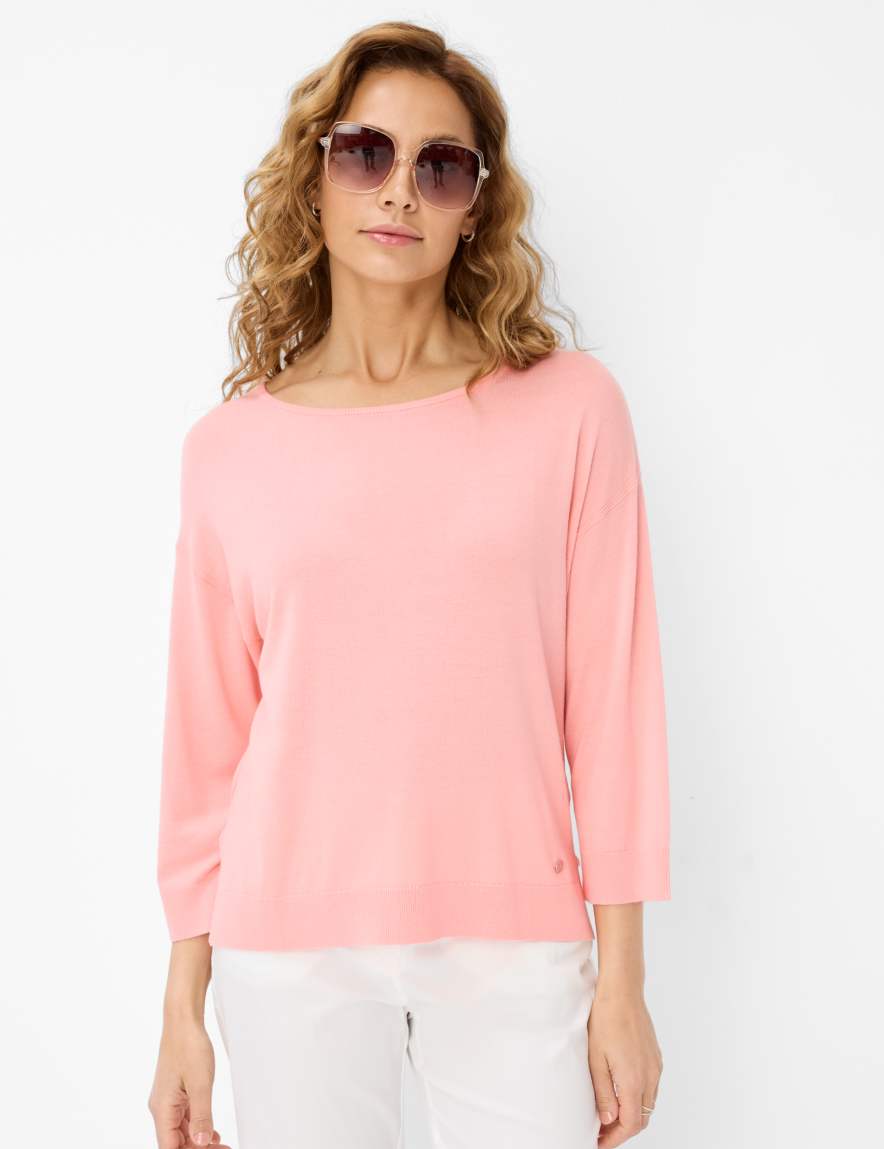 eurex by brax Women's fashion Sweaters Style LIZ Rose ➜ - buy now at Brax