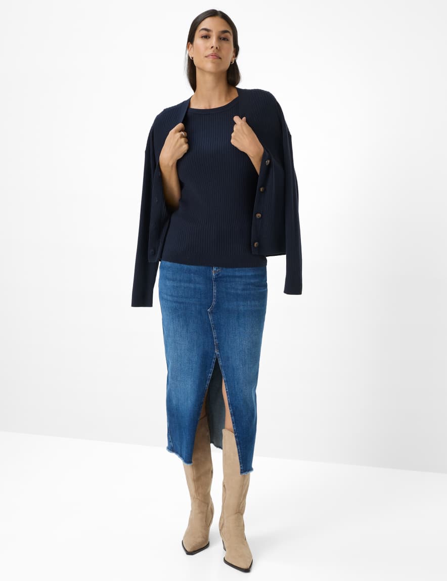 Eurex By Brax Women's Fashion Sweaters Style LYNN Dark Blue