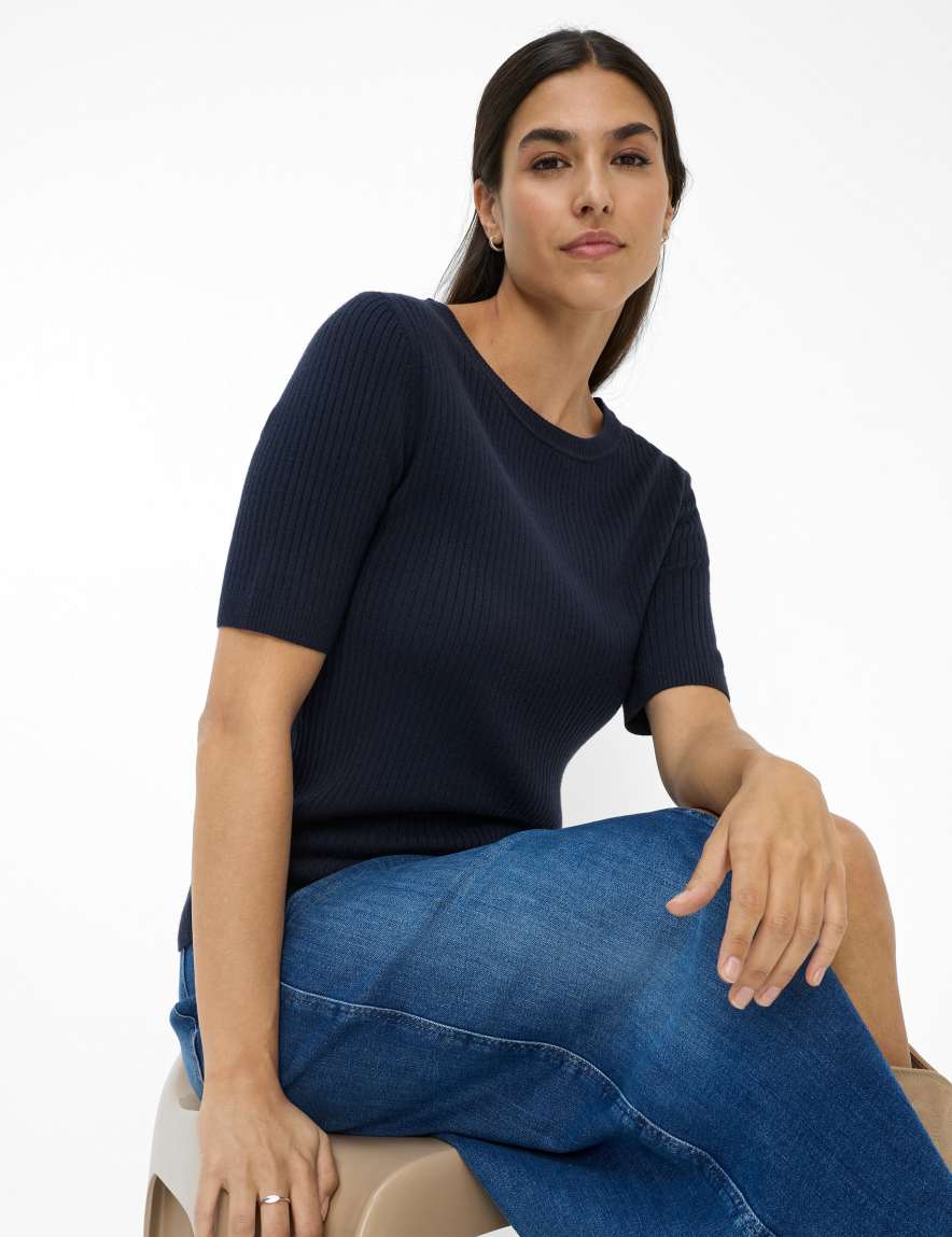 Eurex By Brax Women's Fashion Sweaters Style LYNN Dark Blue