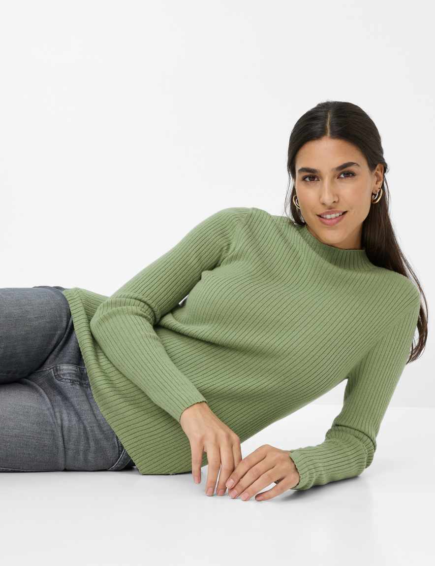 Eurex By Brax Women's Fashion Sweaters Style LYNN Light Green