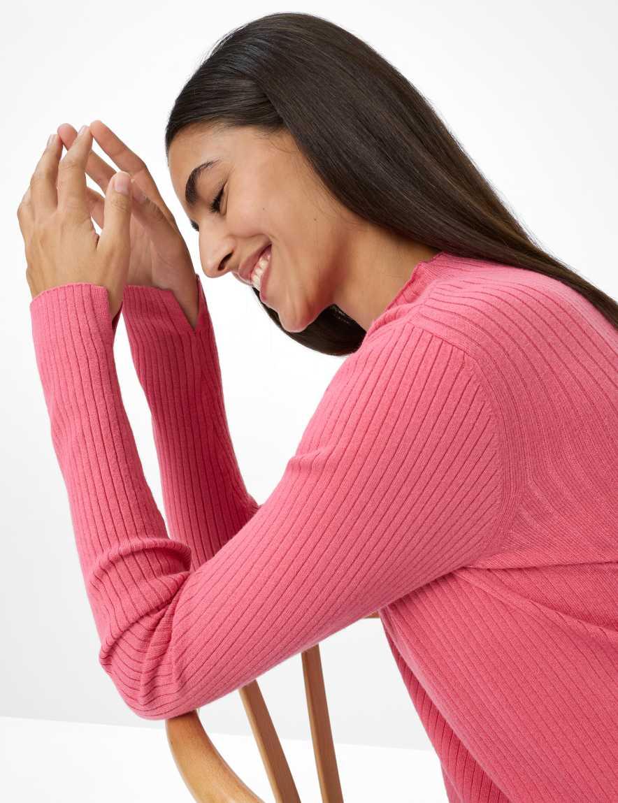 Eurex By Brax Women's Fashion Sweaters Style LYNN Light Red