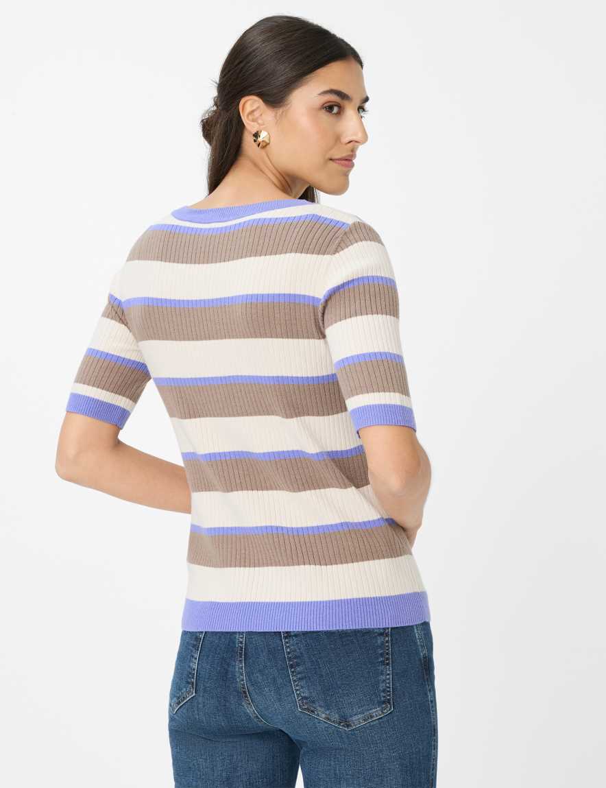 Eurex By Brax Women's Fashion Sweaters Style LYNN Purple ➜ - Buy At Brax