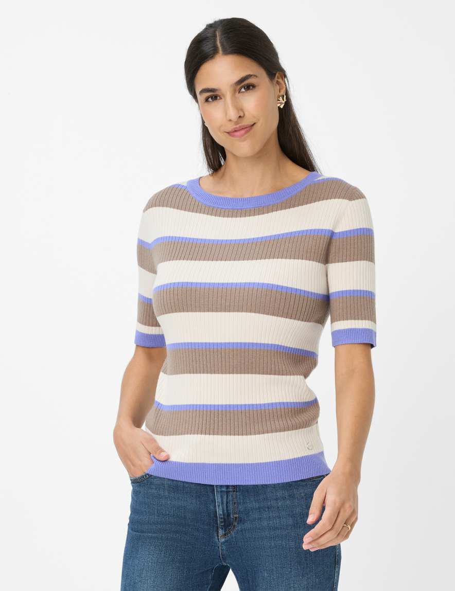 eurex by brax Women's fashion Sweaters Style LYNN Purple ➜ - buy at Brax