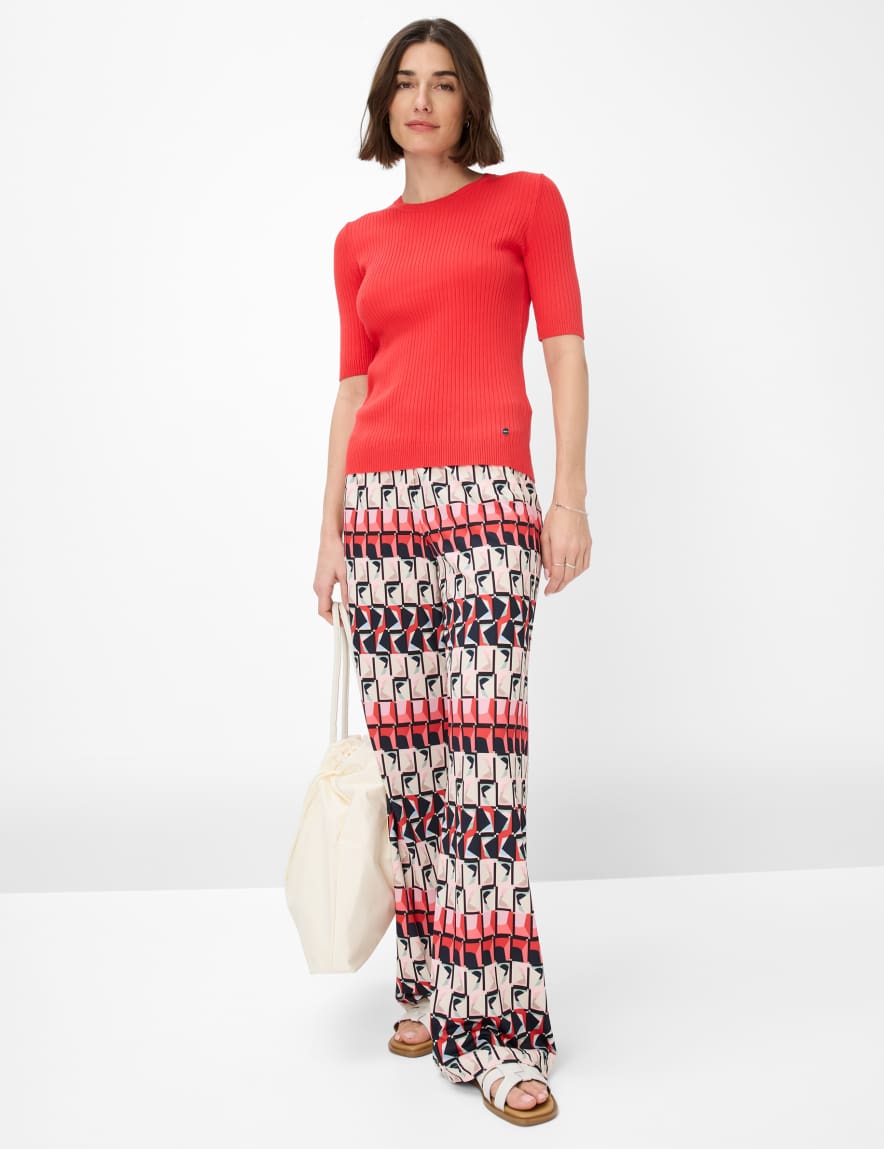 Eurex By Brax Women's Fashion Sweaters Style LYNN Red ➜ - Buy Now At Brax