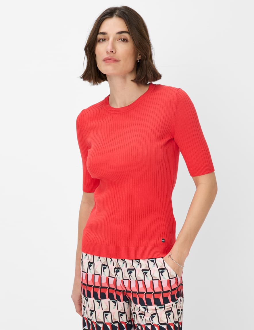 eurex by brax Women's fashion Sweaters Style LYNN Red ➜ - buy now at Brax