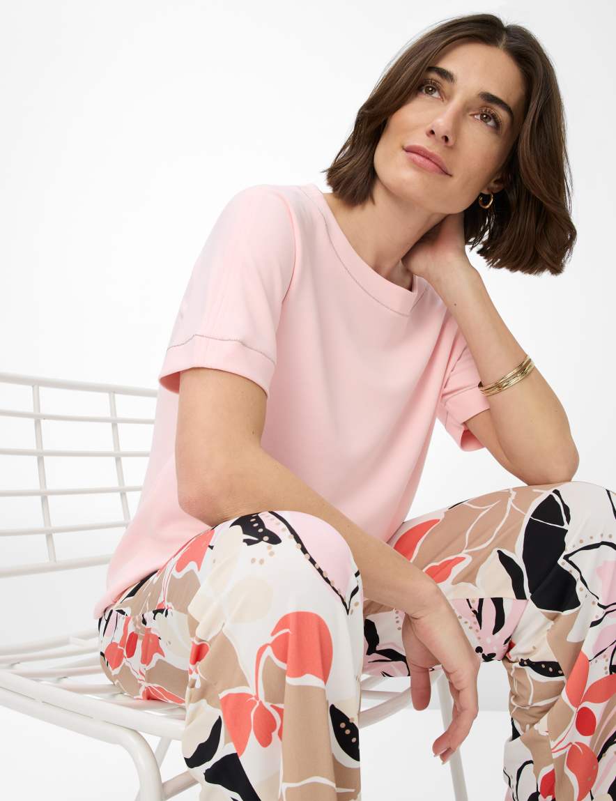 Eurex By Brax Women's Fashion T-shirts Style BAILEE Rose ➜ - Buy At Brax