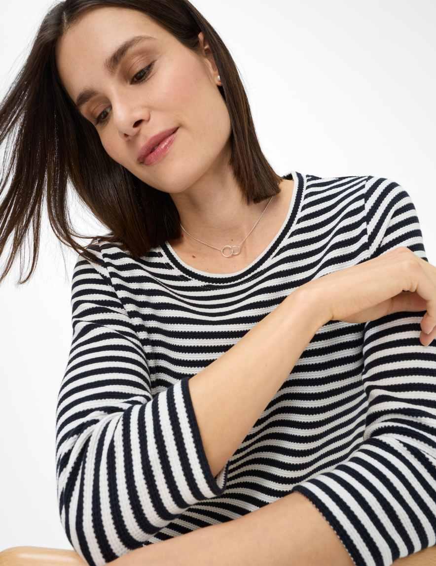 Eurex By Brax Women's Fashion T-shirts Style BONNIE Dark Blue