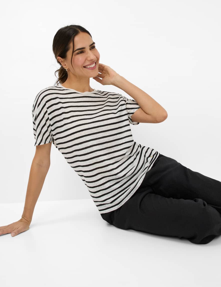 Eurex By Brax Women's Fashion T-shirts Style CAELEN Black ➜ - Buy At Brax