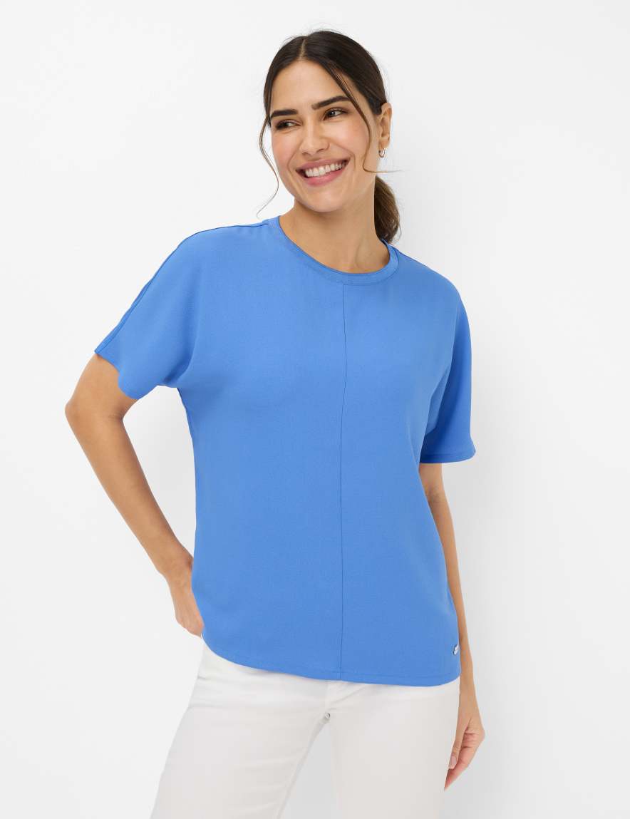 eurex by brax Women's fashion T-shirts Style CAELEN Blue ➜ - buy at Brax