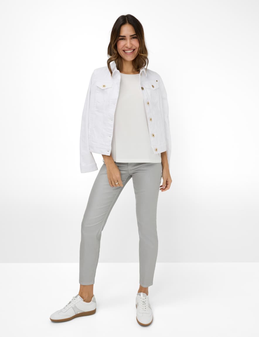 Eurex By Brax Women's Fashion T-shirts Style CAELEN Cream White