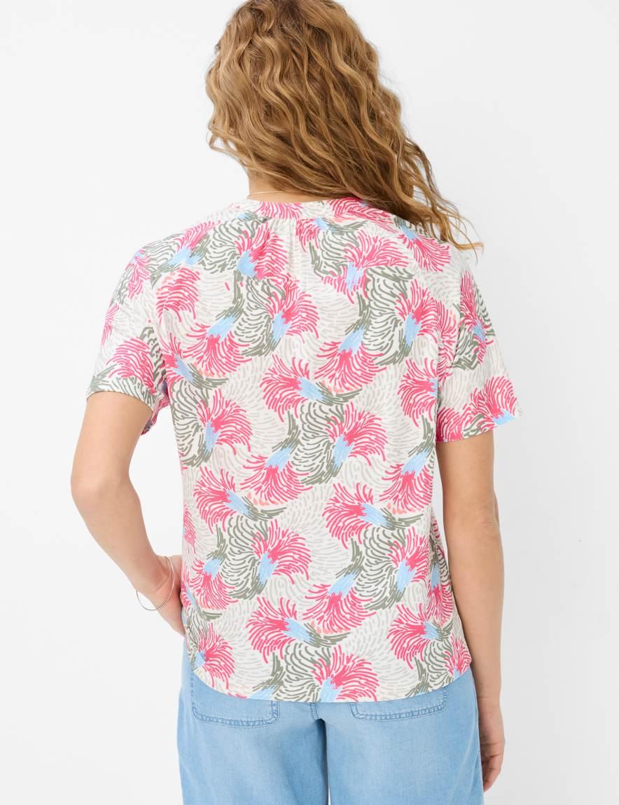 Eurex By Brax Women's Fashion T-shirts Style CAELEN Cream White