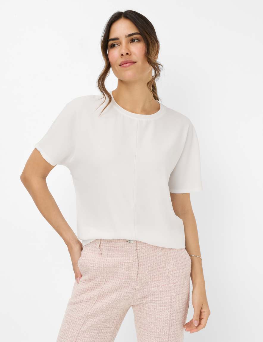 eurex by brax Women's fashion T-shirts Style CAELEN Cream White