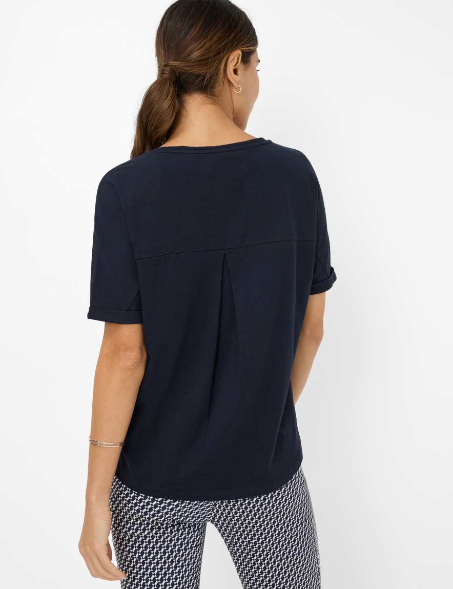 Eurex By Brax Women's Fashion T-shirts Style CAELEN Dark Blue