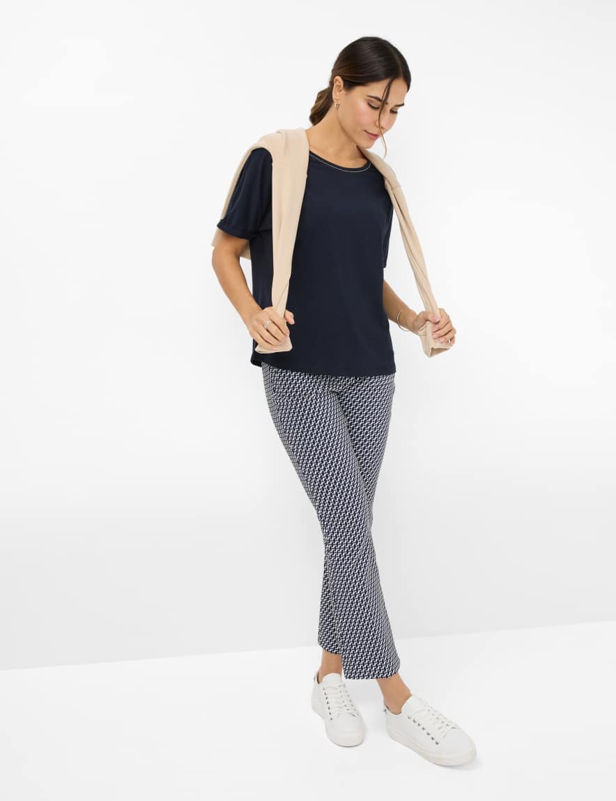 Eurex By Brax Women's Fashion T-shirts Style CAELEN Dark Blue