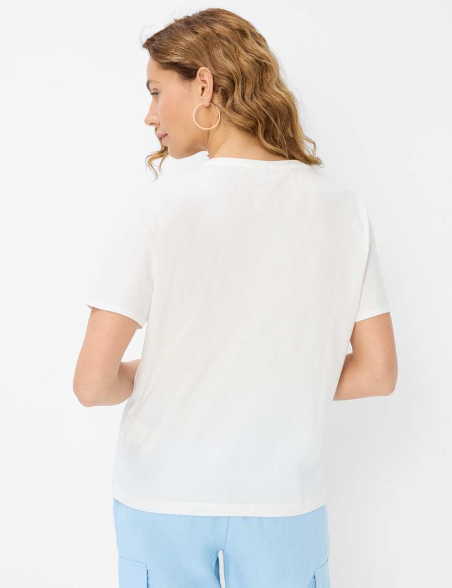 Eurex By Brax Women's Fashion T-shirts Style CAELEN Light Blue