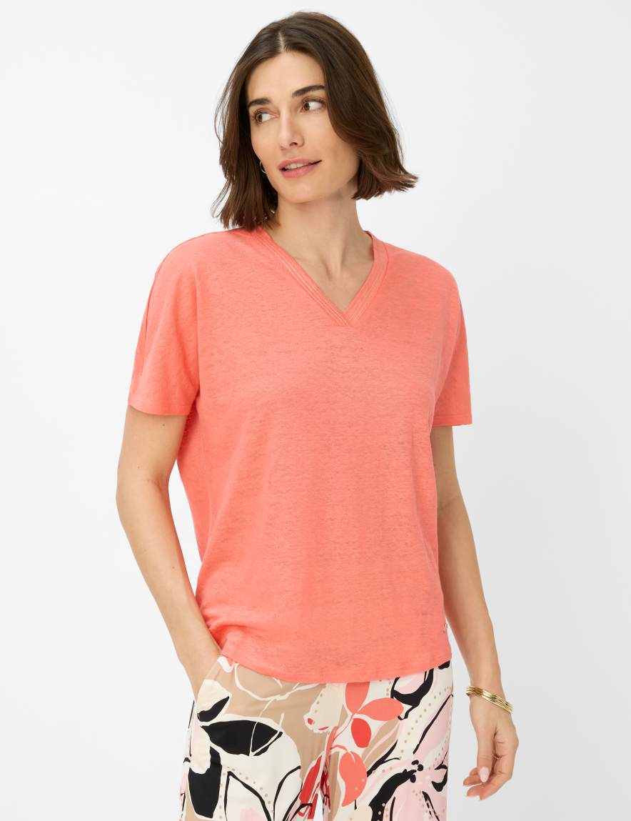 eurex by brax Women's fashion T-shirts Style CAELEN Light Red